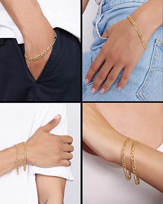 Figaro Chain Bracelet (5.6mm) – Jewelry Atelier