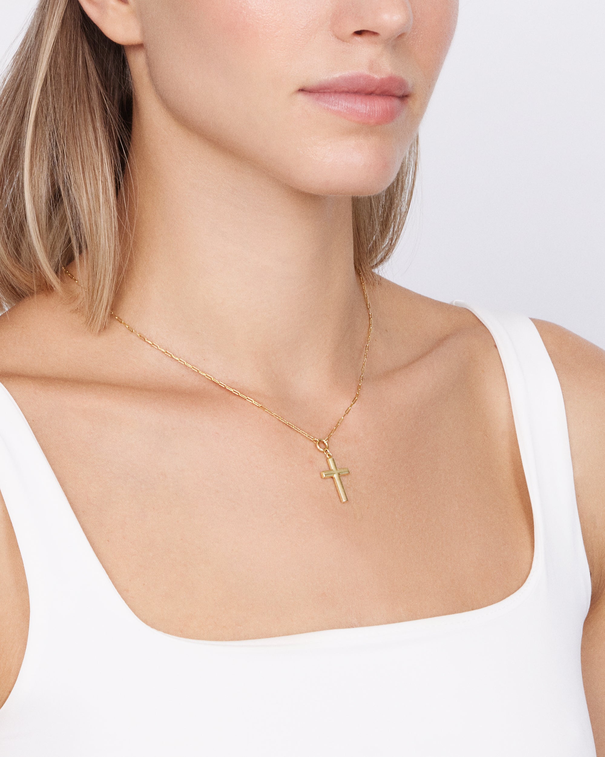 アクセサリー GARNI Essential Cross Necklace 53cm Cross Necklace, Sterling Silver – ALEX AND ANI