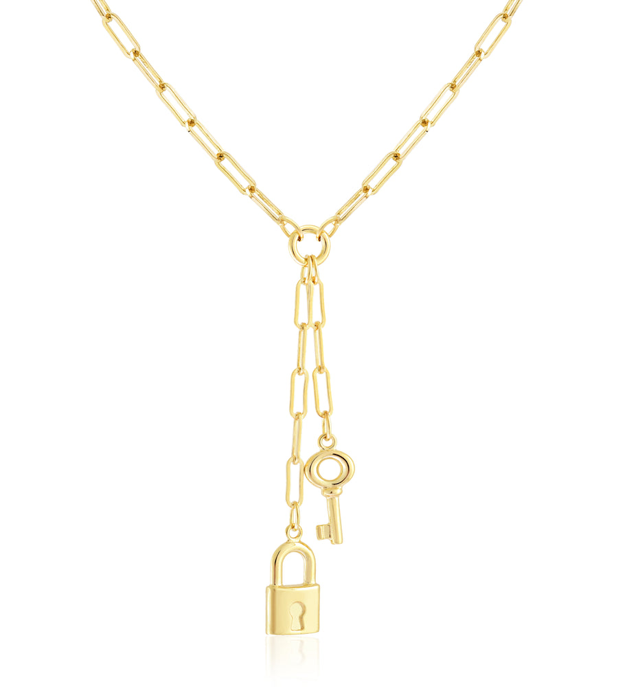 Lock Pendant Necklace