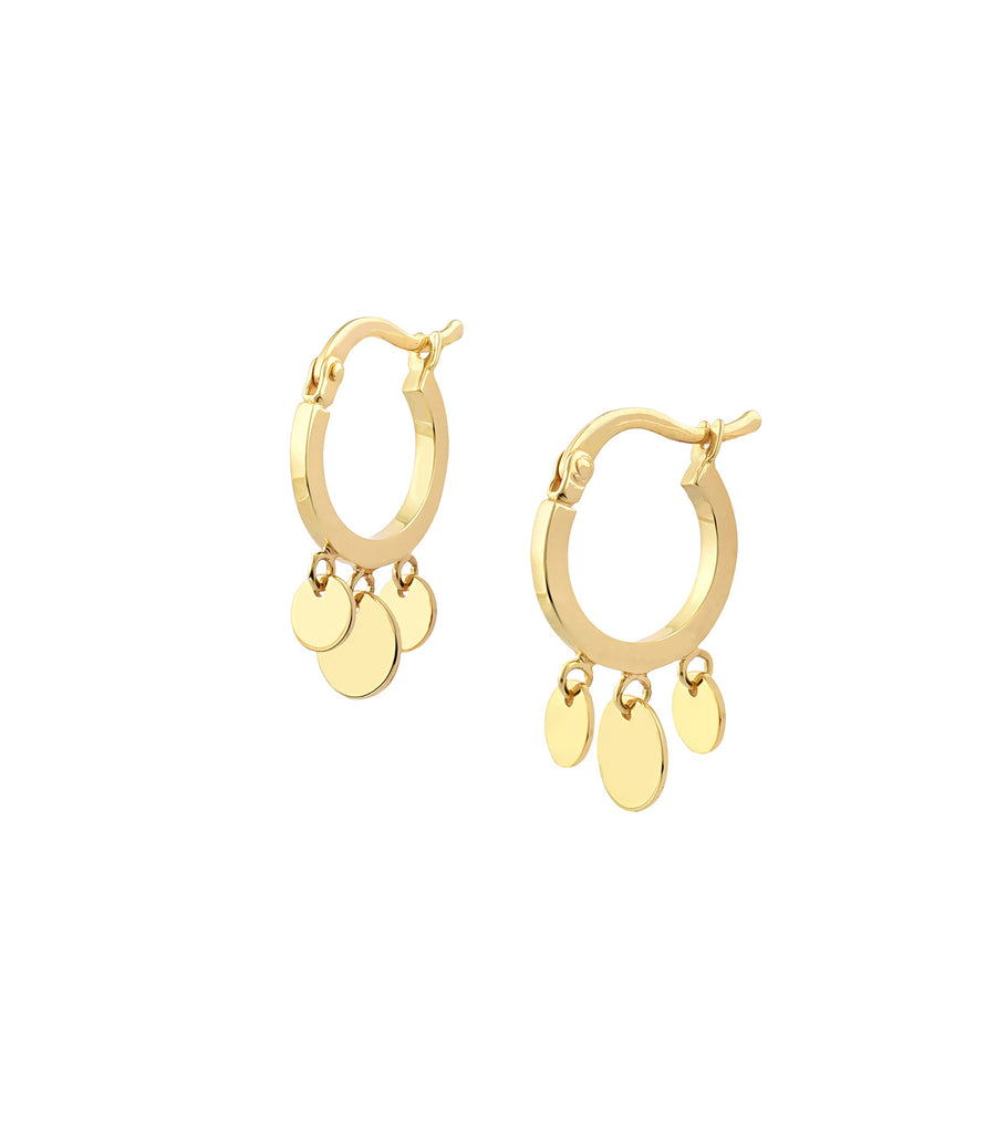 Disc Dangle Earrings - Jewelry Atelier