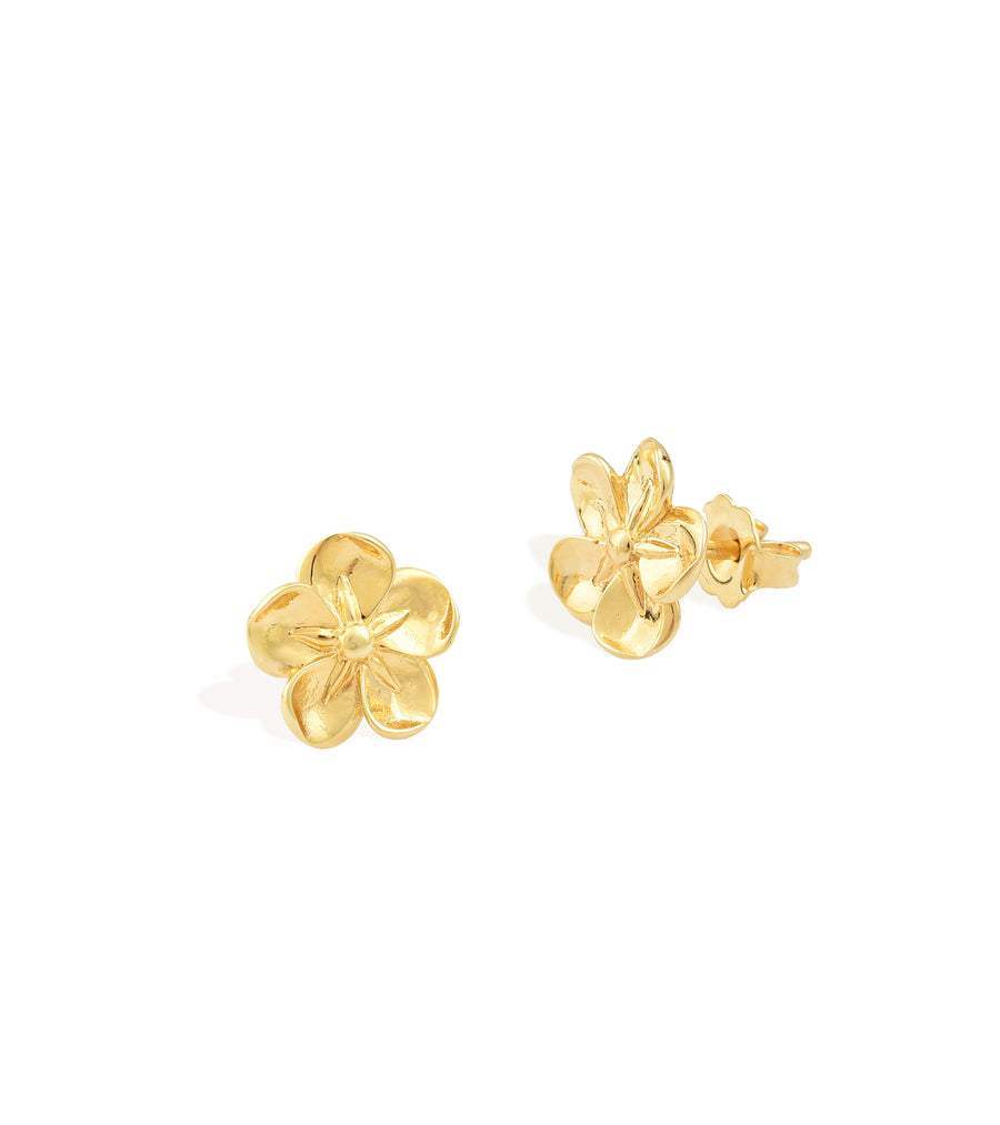 Flower Stud Earrings - Jewelry Atelier