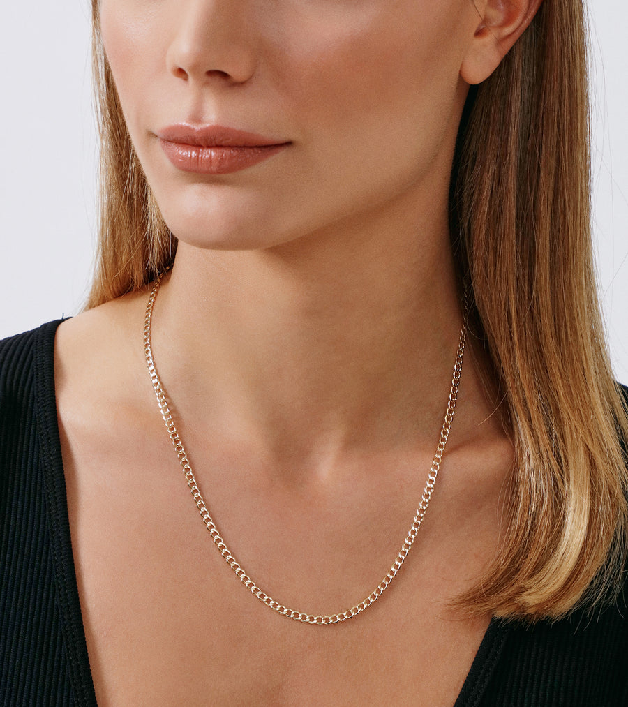 Curb Chain Necklace (3.6mm)