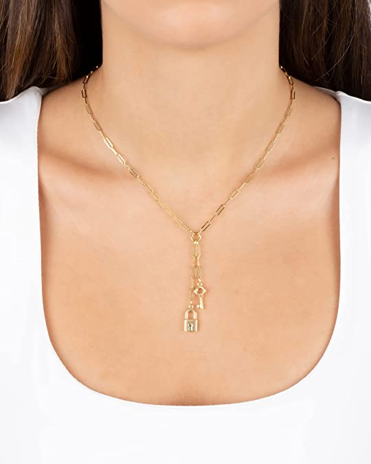 Lock Pendant Necklace - Jewelry Atelier