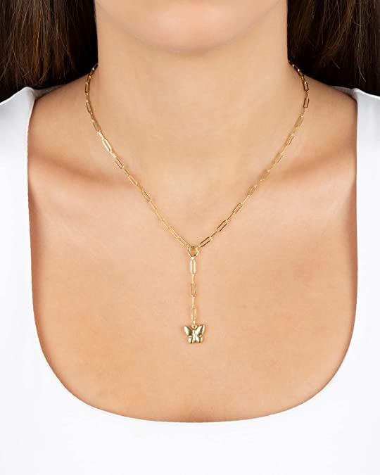Butterfly Pendant Necklace - Jewelry Atelier