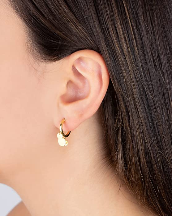 Disc Dangle Earrings - Jewelry Atelier