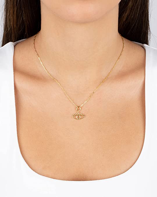 Eye Pendant Necklace - Jewelry Atelier