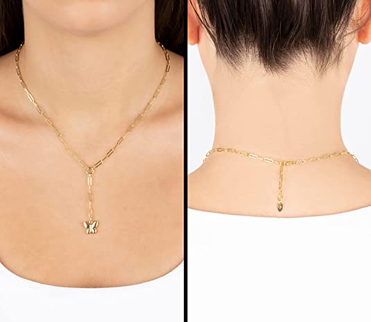 Butterfly Pendant Necklace - Jewelry Atelier