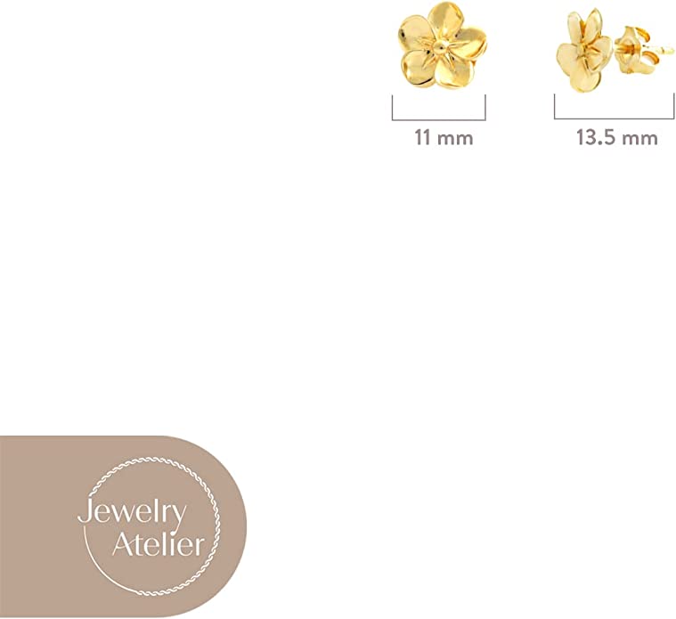 Flower Stud Earrings - Jewelry Atelier