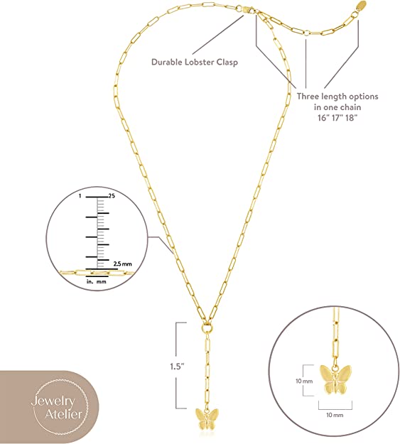 Butterfly Pendant Necklace - Jewelry Atelier