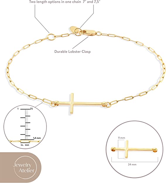 Cross Bracelet - Jewelry Atelier
