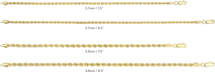 Rope Chain Bracelet (2.7mm)