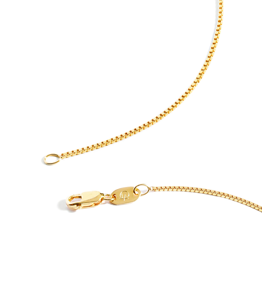 Box Chain Necklace (1.0mm) - Jewelry Atelier