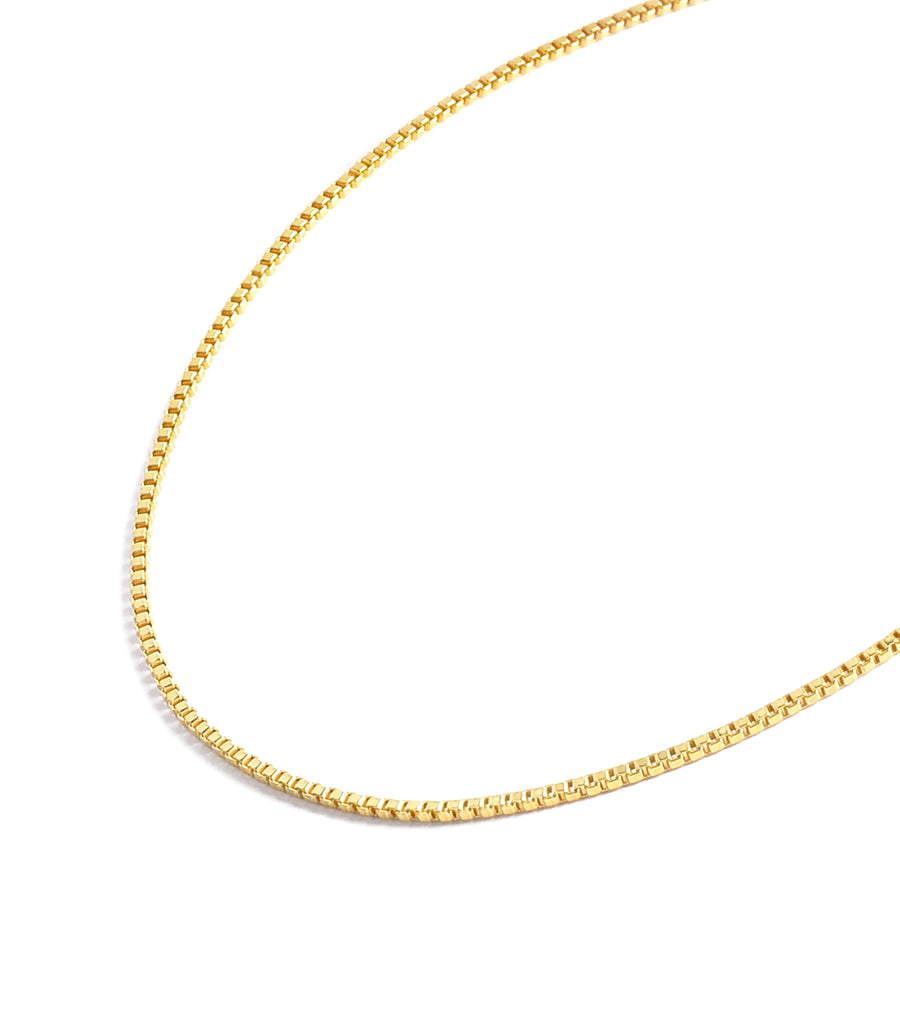 Box Chain Necklace (1.0mm) - Jewelry Atelier