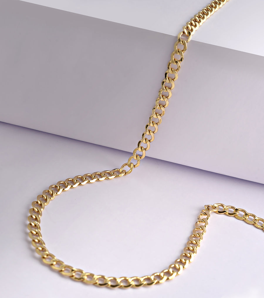 Curb Chain Necklace (5.5mm) - Jewelry Atelier