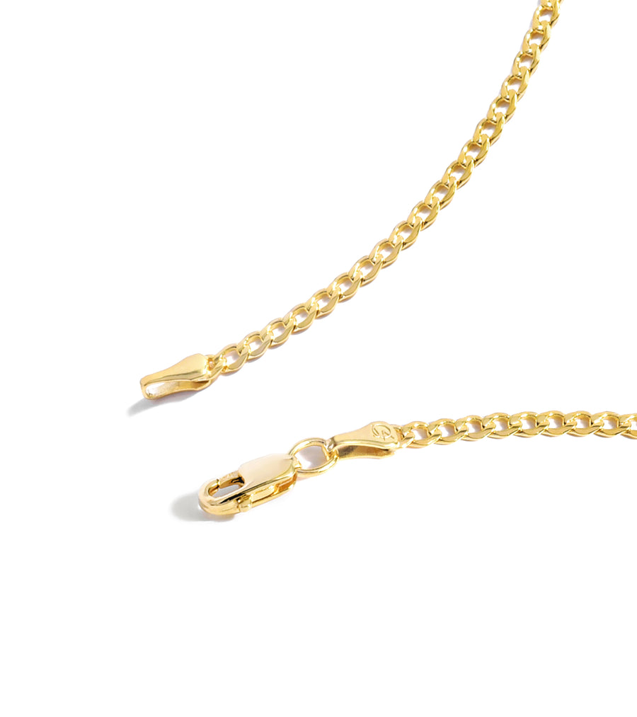 Curb Chain Necklace (2.7mm) - Jewelry Atelier