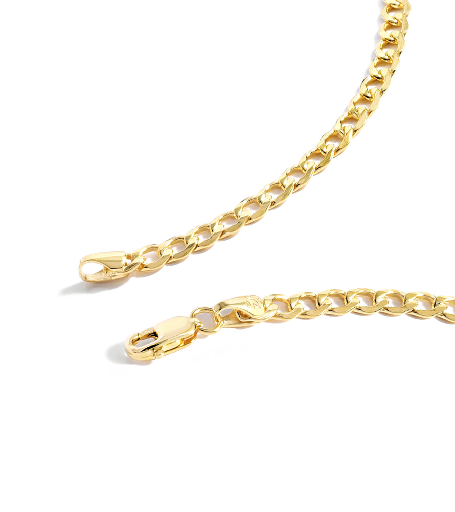 Curb Chain Necklace (4.5mm)