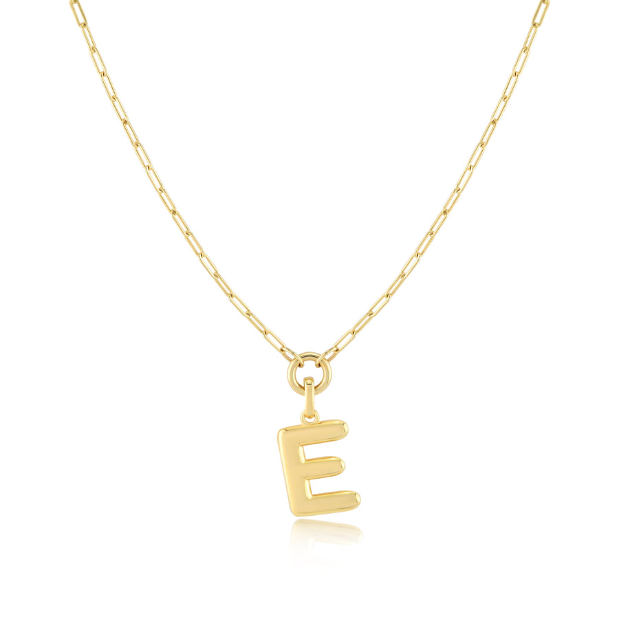 Initial Pendant Necklace - Jewelry Atelier