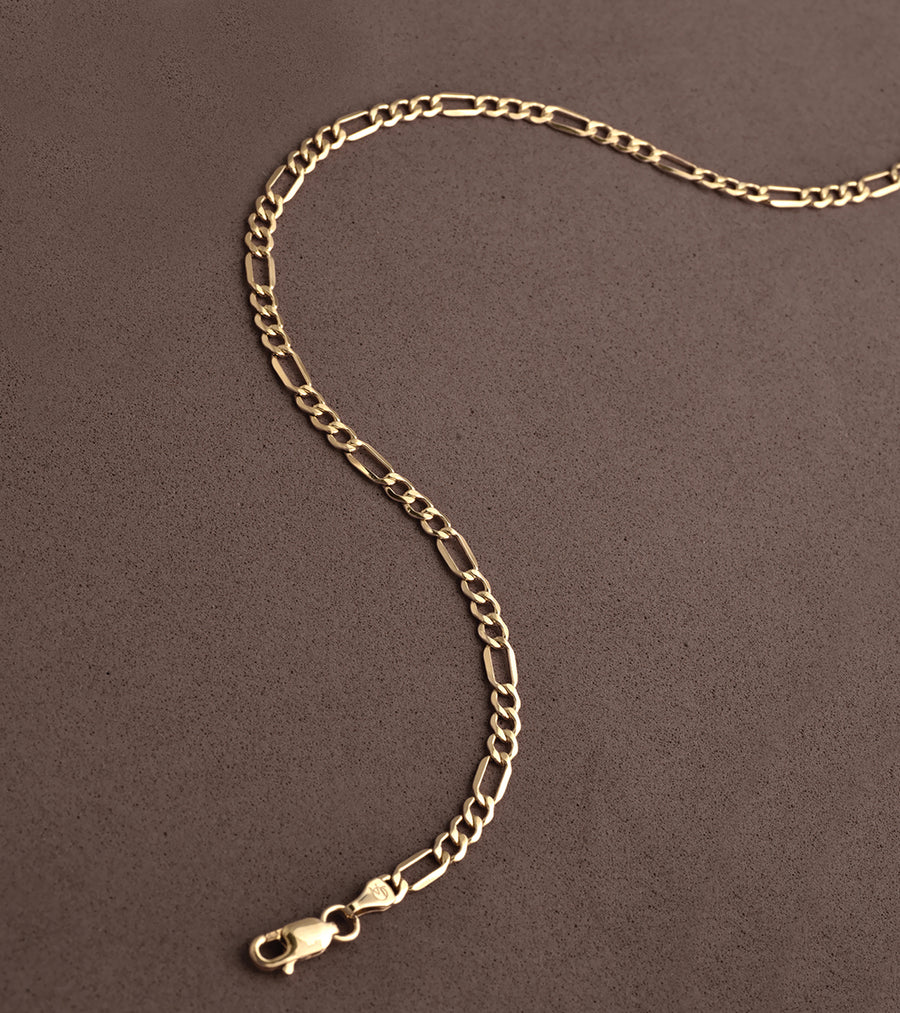 Figaro Chain Necklace (3.7mm) - Jewelry Atelier