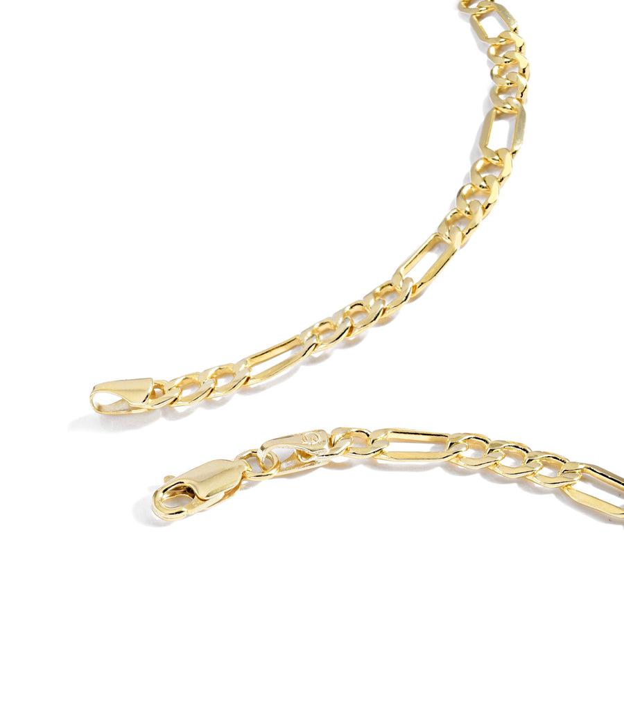 Figaro Chain Necklace (3.7mm) - Jewelry Atelier