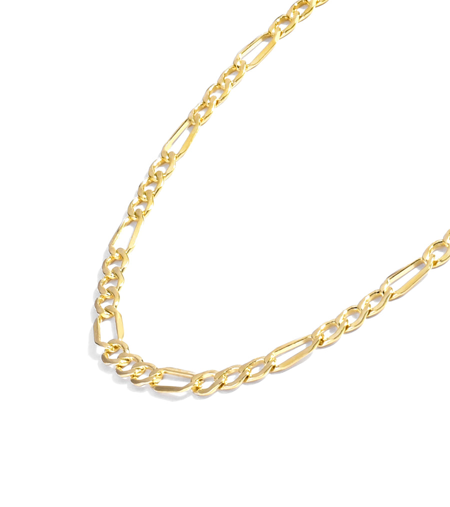 Figaro Chain Necklace (3.7mm) - Jewelry Atelier