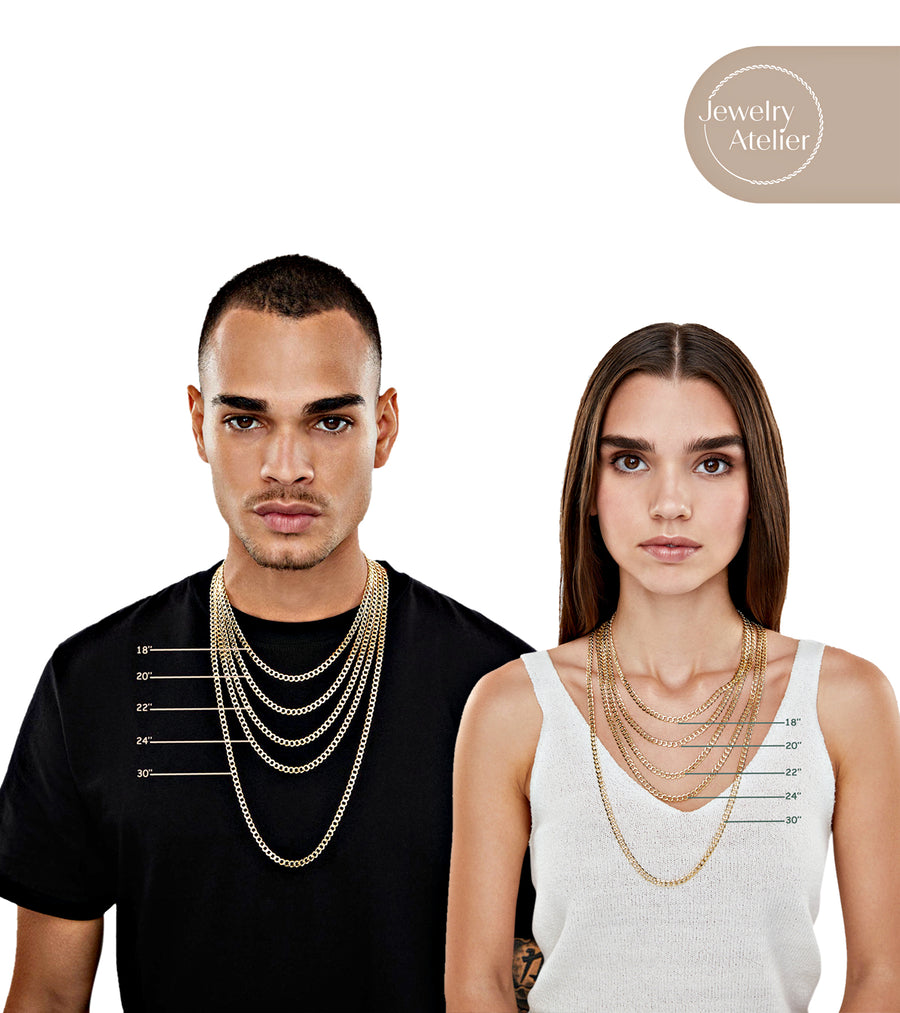 Curb Chain Necklace (5.5mm) - Jewelry Atelier