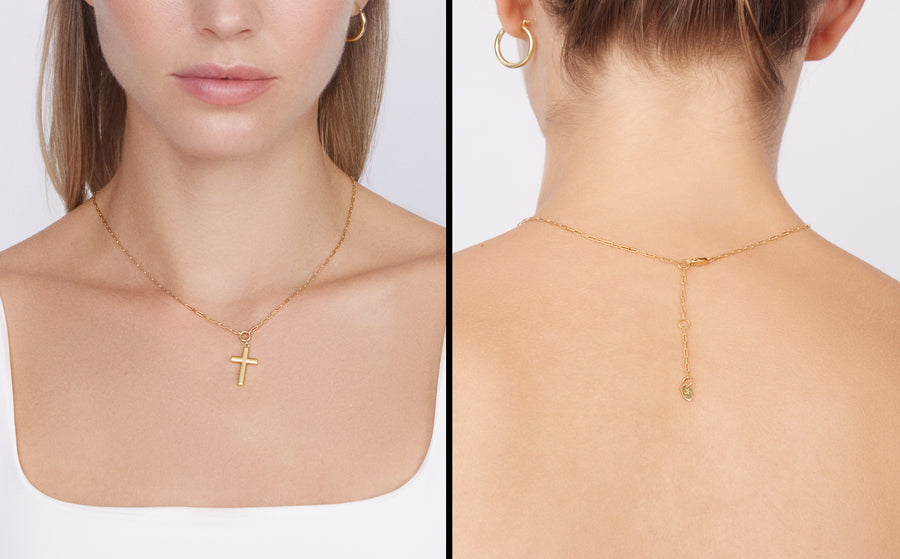 Classic Cross Pendant  Necklace - Jewelry Atelier