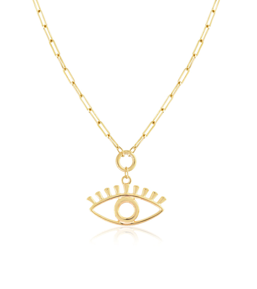 Eye Pendant Necklace - Jewelry Atelier