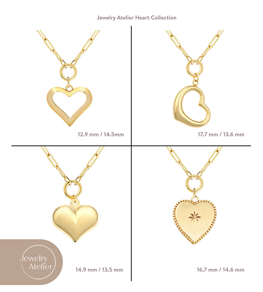Classic Heart Pendant Necklace – Jewelry Atelier | Schmuck-Sets