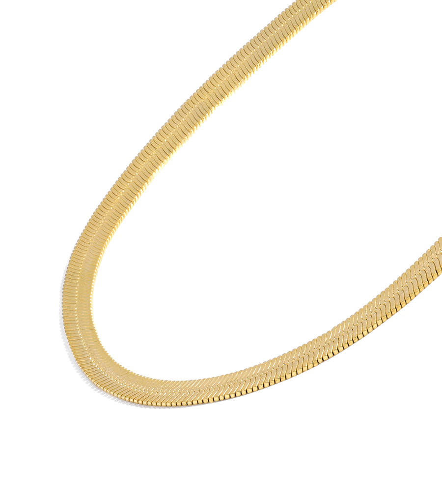 Herringbone Necklace (3.2mm) - Jewelry Atelier