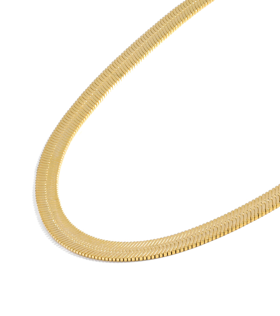 Herringbone Necklace (4.0mm) - Jewelry Atelier