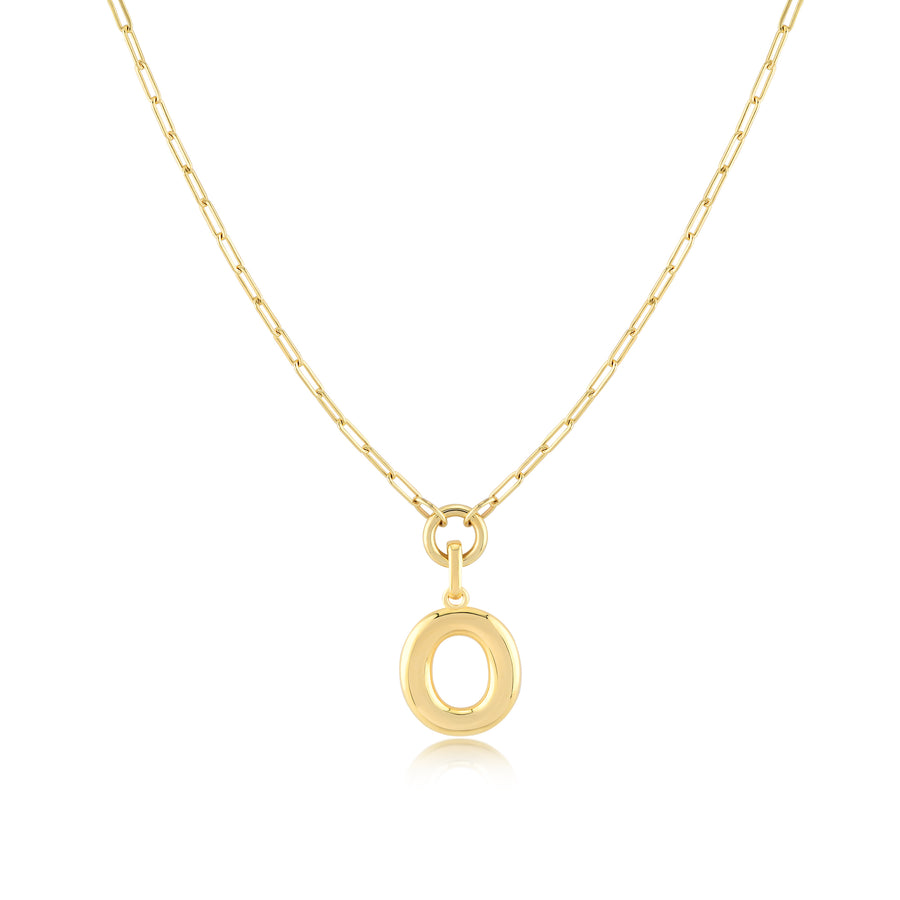 Initial Pendant Necklace - Jewelry Atelier