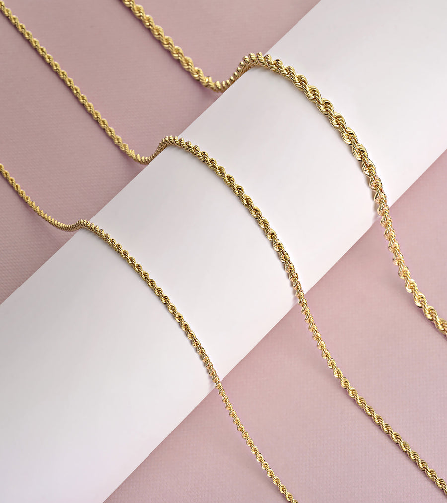 Rope Chain Necklace (2.1mm) - Jewelry Atelier