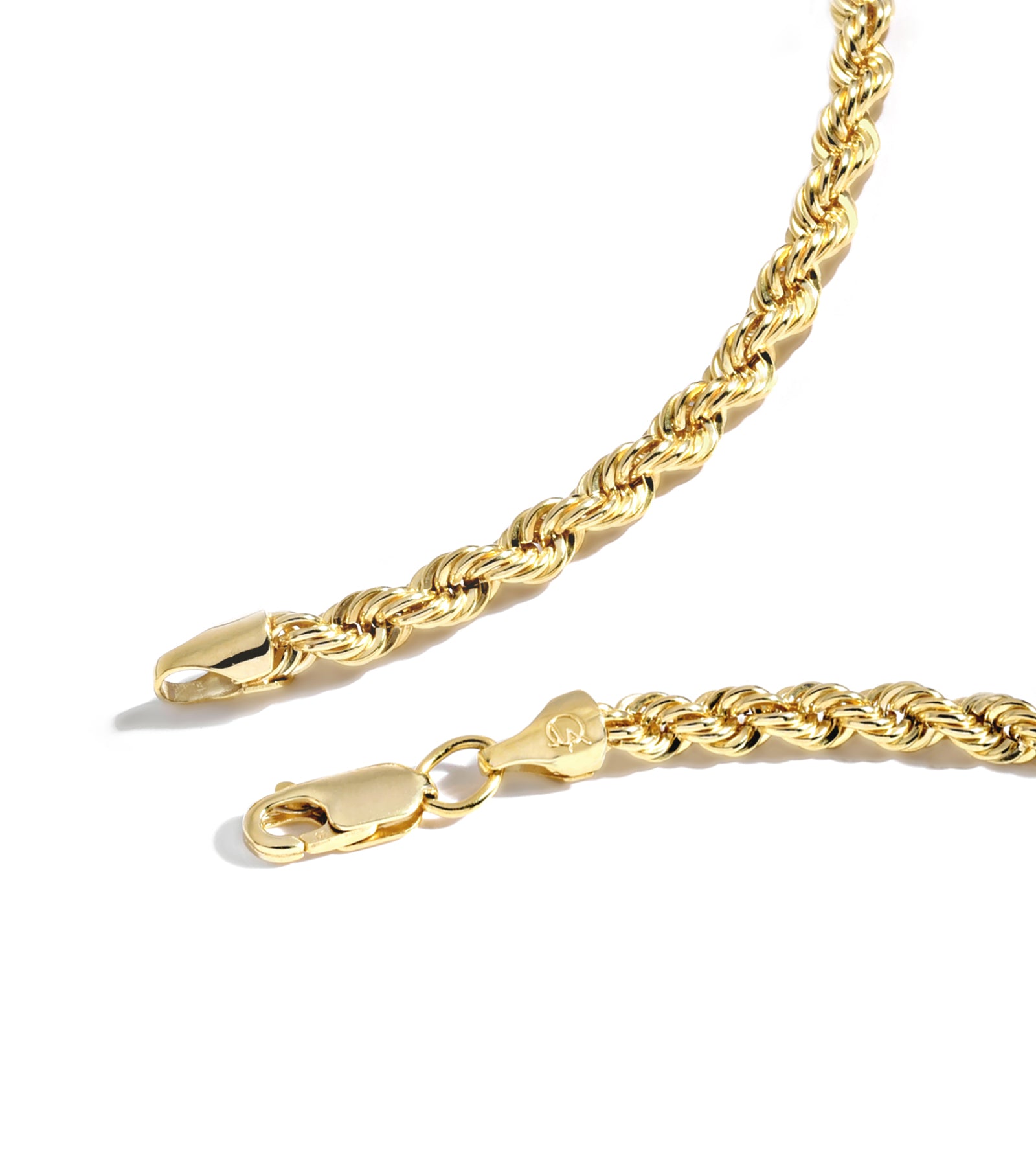 Jewellery Amazon Gold Rope Chain 14K Gold Rope Chain, 3mm, 16